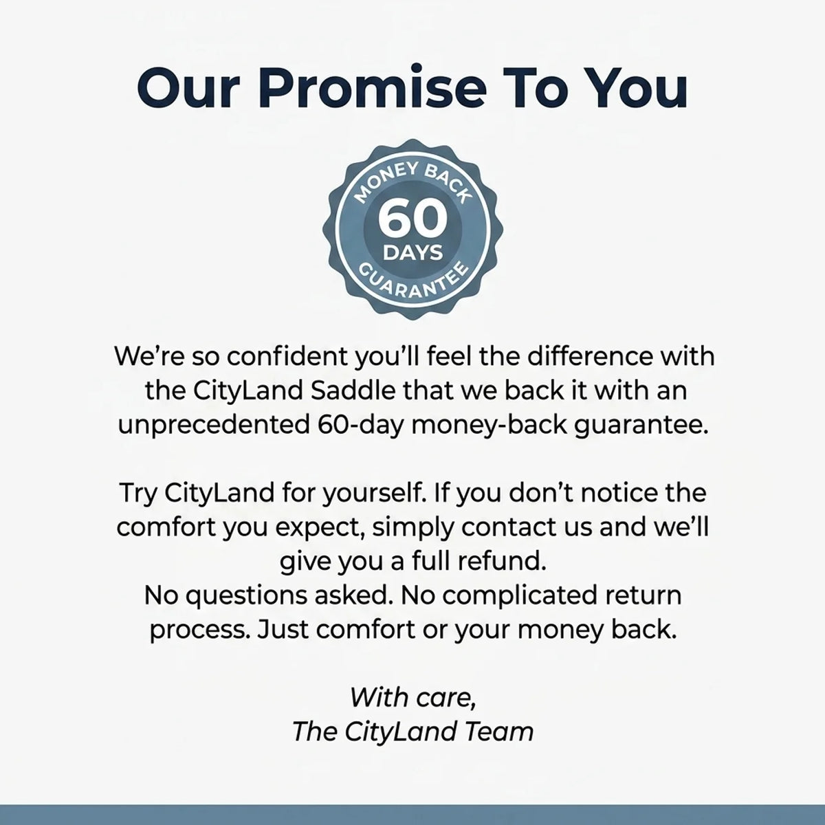 CityLand™ Saddle | Ride longer than you used to